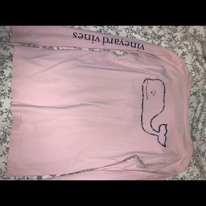 VINEYARD VINES LIGHT PINK LONG SLEEVE